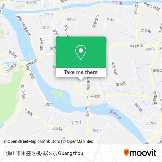 佛山市永盛达机械公司 map