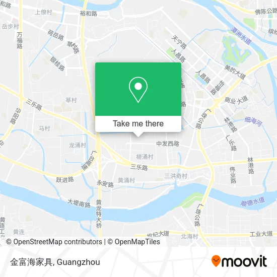 金富海家具 map