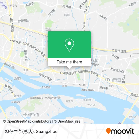 桦仔牛杂(总店) map