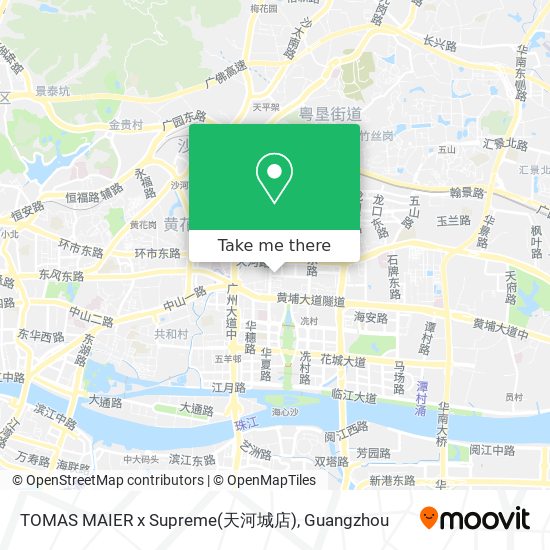 TOMAS MAIER x Supreme(天河城店) map