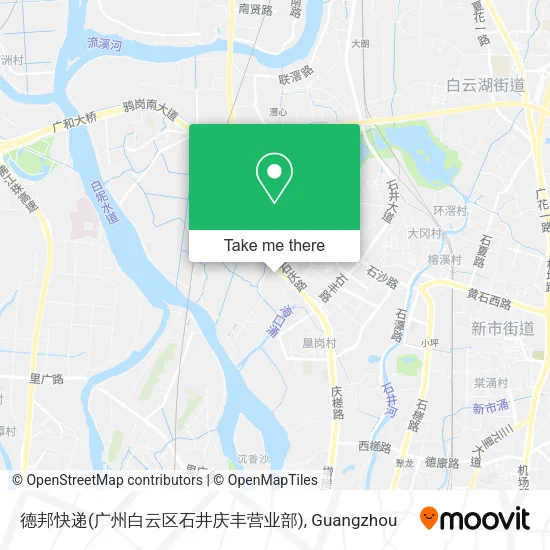 德邦快递(广州白云区石井庆丰营业部) map