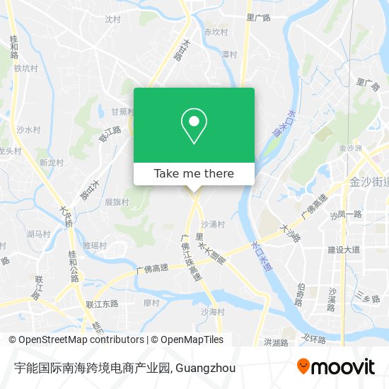 宇能国际南海跨境电商产业园 map