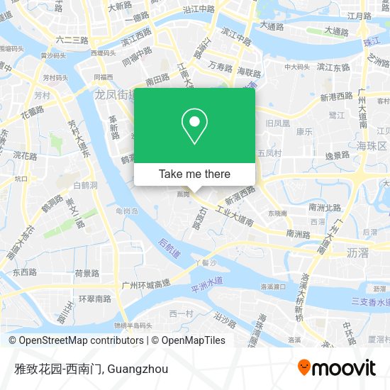 雅致花园-西南门 map
