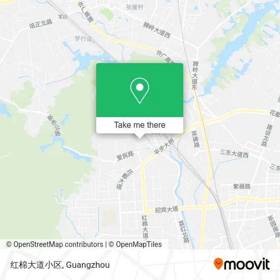 红棉大道小区 map