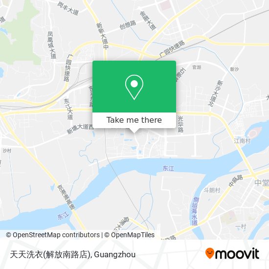 天天洗衣(解放南路店) map