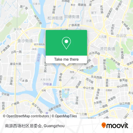 南源西场社区居委会 map