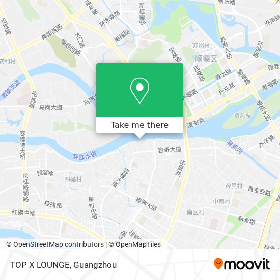 TOP X LOUNGE map