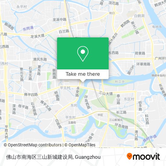 佛山市南海区三山新城建设局 map