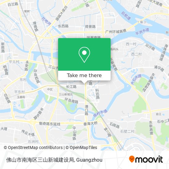 佛山市南海区三山新城建设局 map
