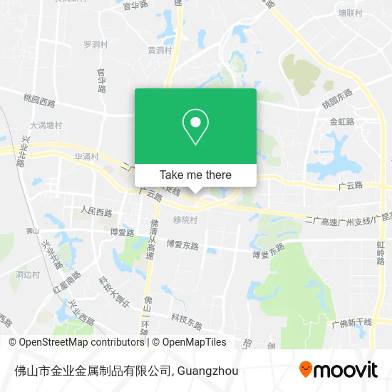 佛山市金业金属制品有限公司 map