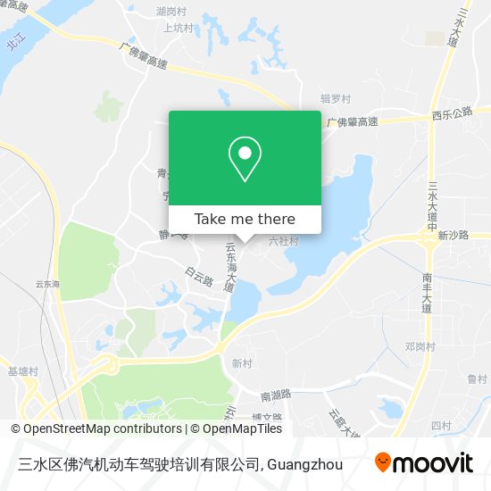 三水区佛汽机动车驾驶培训有限公司 map
