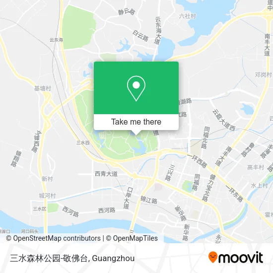 三水森林公园-敬佛台 map