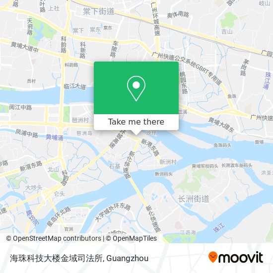 海珠科技大楼金域司法所 map