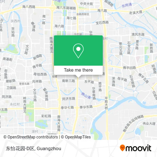 东怡花园-D区 map