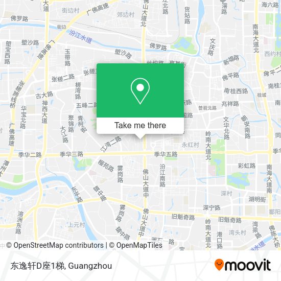 东逸轩D座1梯 map