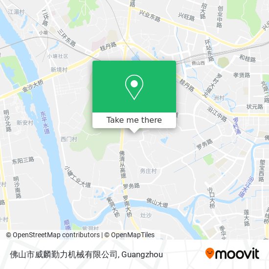 佛山市威麟勤力机械有限公司 map