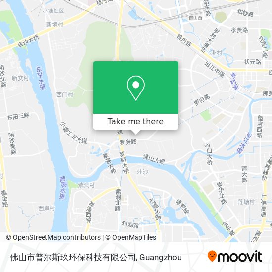 佛山市普尔斯玖环保科技有限公司 map