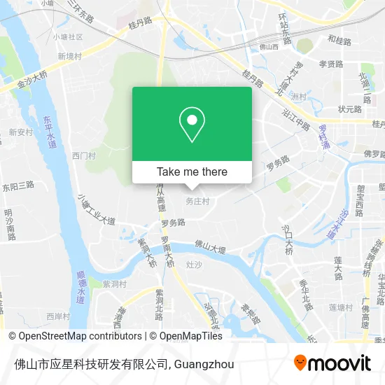 佛山市应星科技研发有限公司 map