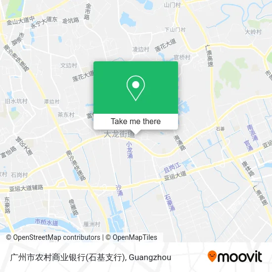 广州市农村商业银行(石基支行) map