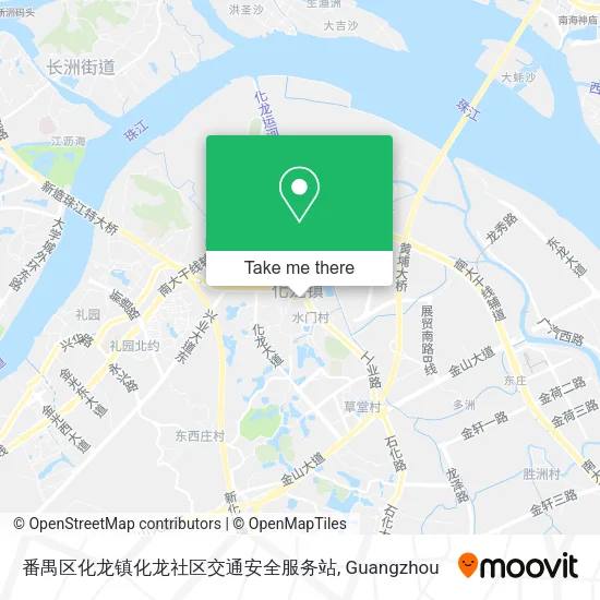 番禺区化龙镇化龙社区交通安全服务站 map