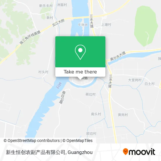 新生恒创农副产品有限公司 map