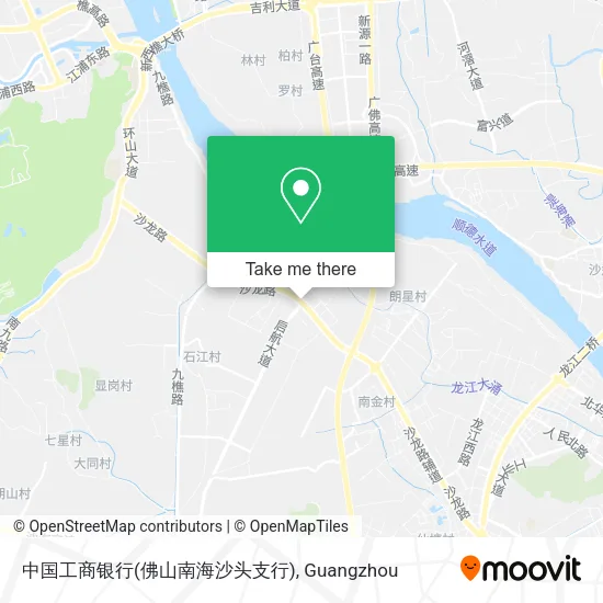 中国工商银行(佛山南海沙头支行) map