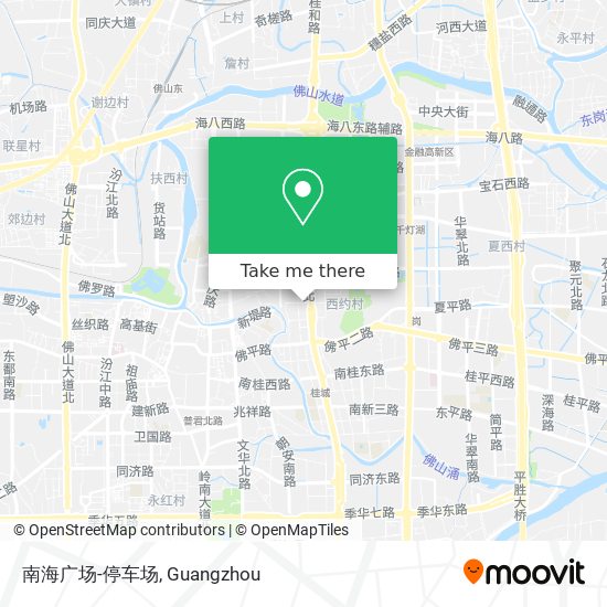 南海广场-停车场 map