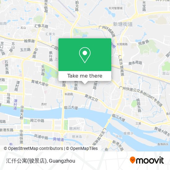汇仟公寓(骏景店) map
