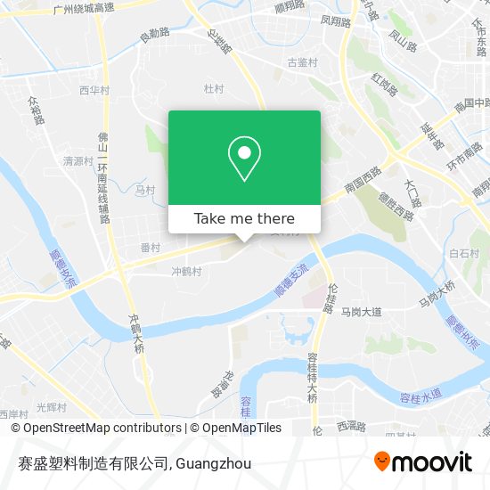 赛盛塑料制造有限公司 map