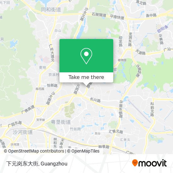 下元岗东大街 map