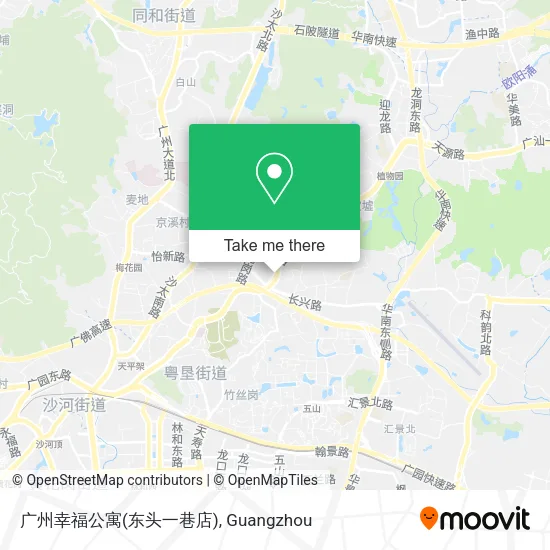 广州幸福公寓(东头一巷店) map