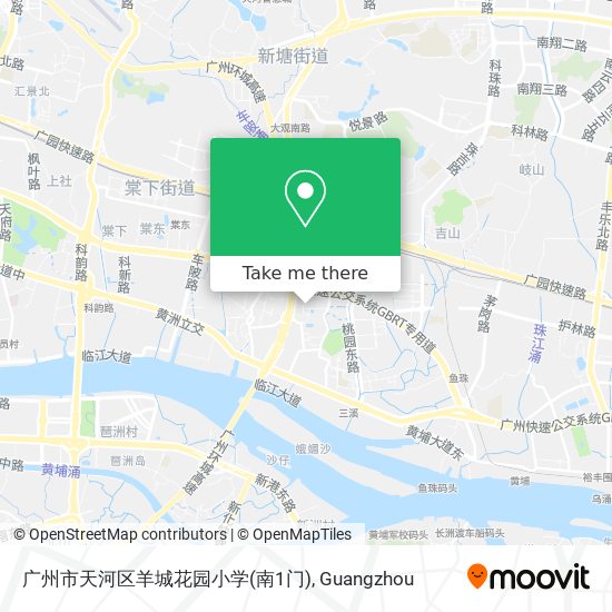 广州市天河区羊城花园小学(南1门) map