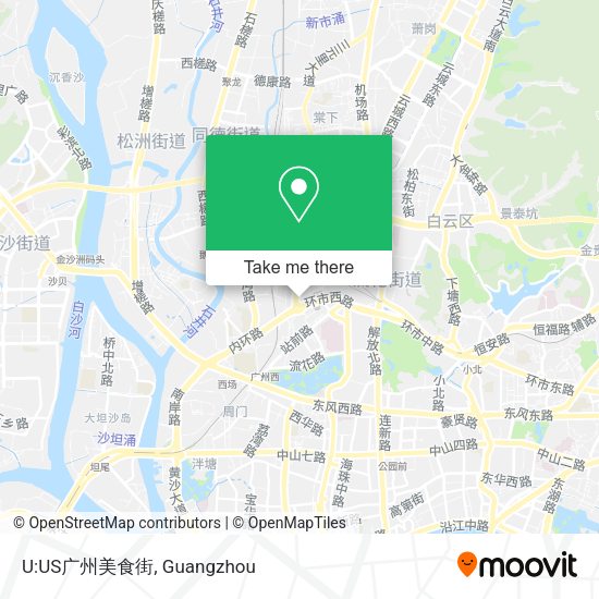 U:US广州美食街 map