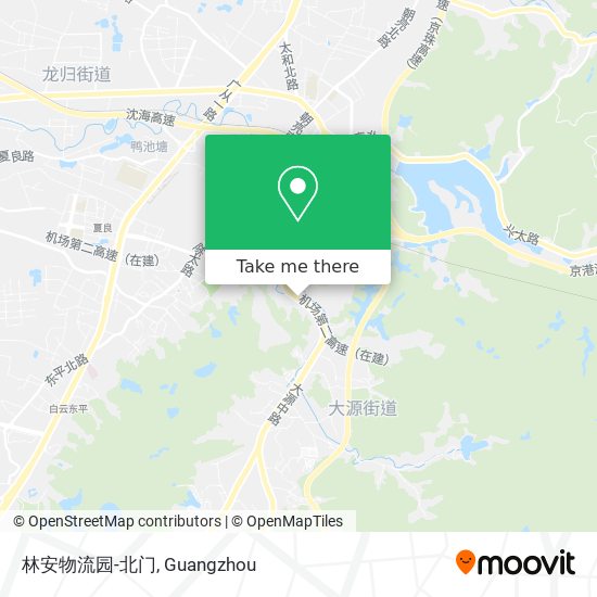 林安物流园-北门 map