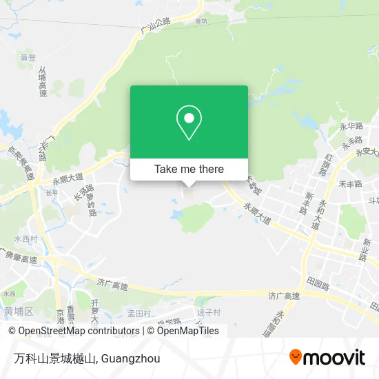 万科山景城樾山 map