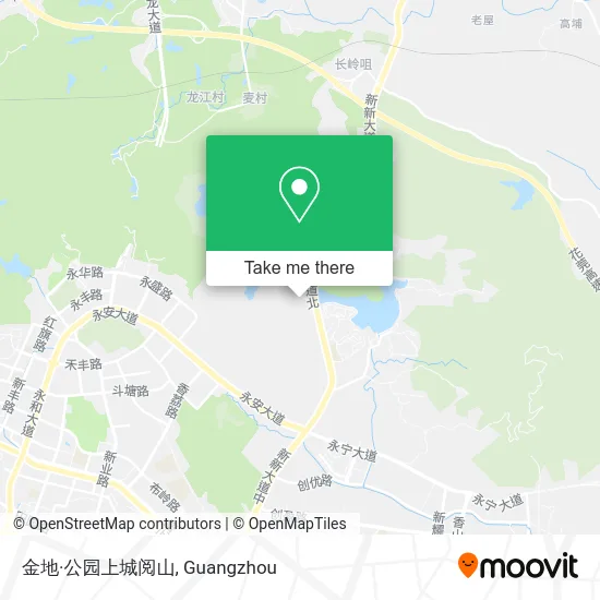 金地·公园上城阅山 map