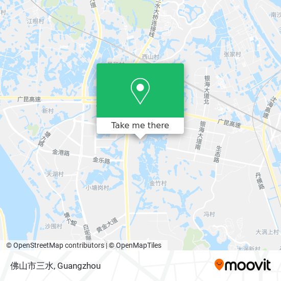 佛山市三水 map