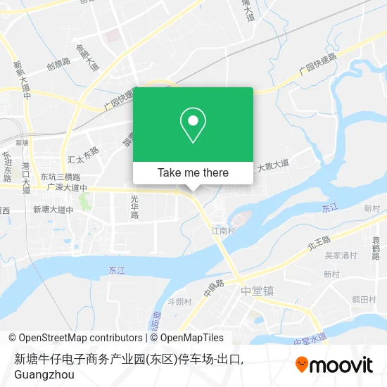 新塘牛仔电子商务产业园(东区)停车场-出口 map