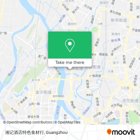 湘记酒店特色食材行 map