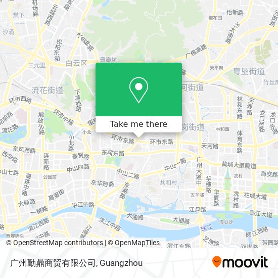 广州勤鼎商贸有限公司 map