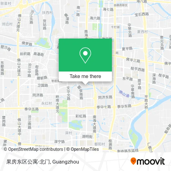 果房东区公寓-北门 map