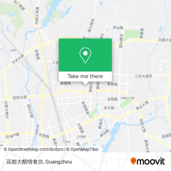 花都大醋情食坊 map