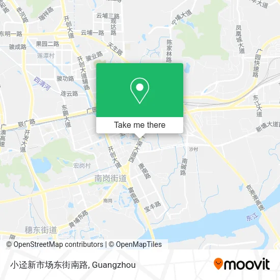 小迳新市场东街南路 map