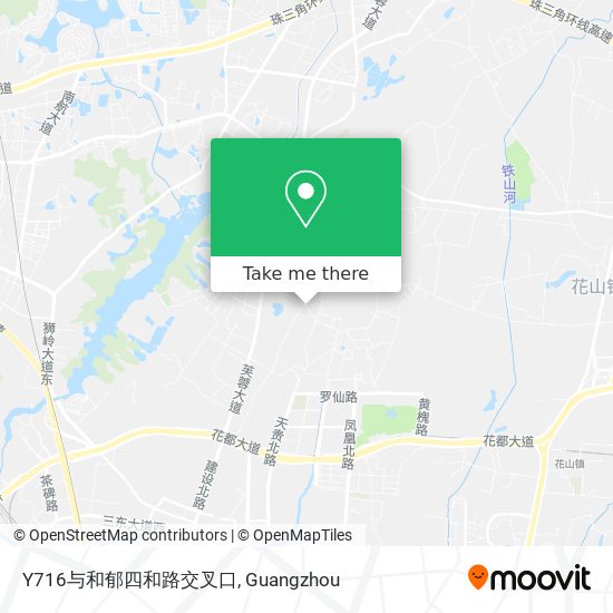 Y716与和郁四和路交叉口 map