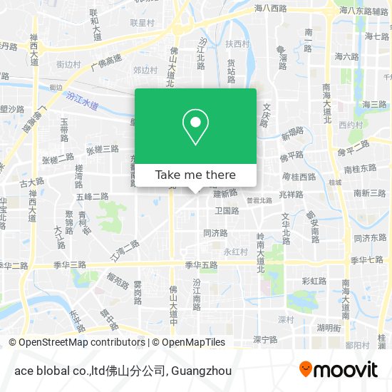 ace blobal co.,ltd佛山分公司 map