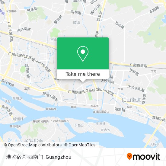 港监宿舍-西南门 map