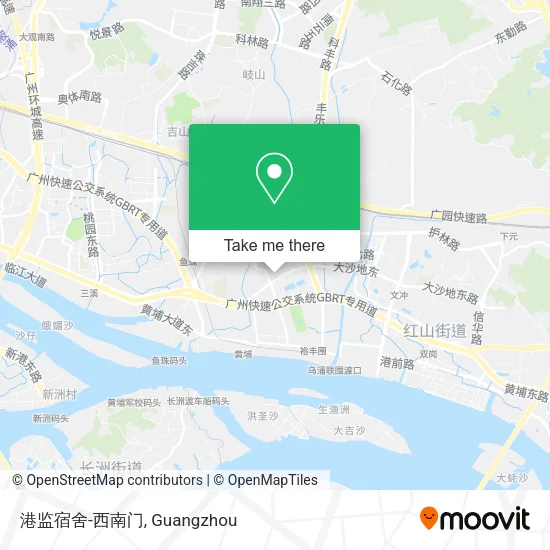 港监宿舍-西南门 map