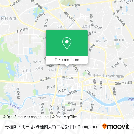 丹桂园大街一巷/丹桂园大街二巷(路口) map