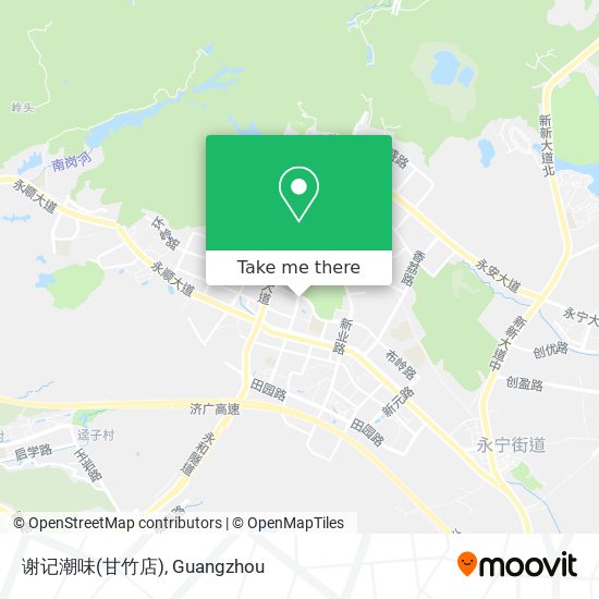 谢记潮味(甘竹店) map