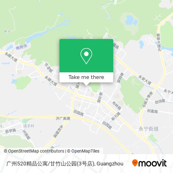 广州520精品公寓/甘竹山公园(3号店) map
